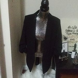 Nwt Time and try black blazer